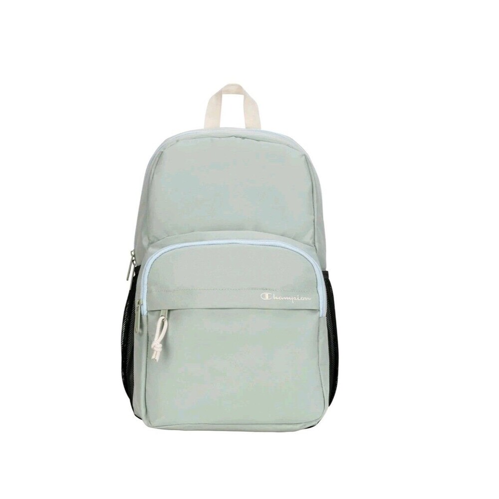 Champion Luna Backpack Sage Green Durable School Laptop Bag 17" NWT